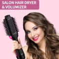 Hair Dryer Brush Blow Dryer Brush in One, Upgraded 4 in 1 Hair Dryer and Styler Volumizer with Negative Ion Anti-frizz Ceramic Titanium Barrel Hot Air Brush Hair Straightener Brush. 