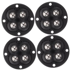 4pcs Swivel Wheels 4 Beads 360° Rotation Self Adhesive Stainless Steel Strong Heavy Duty Wheels