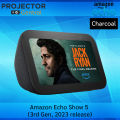 Amazon Echo Show 5 (3rd Gen, 2023 release) | Smart display with 2x the bass and clearer sound | Charcoal. 