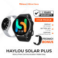 Haylou Solar Plus RT3 1.43 Inch Amoled | Support Bluetooth Phone Call | Tahan Air IP68 | Baterai Tahan 20 Hari. 