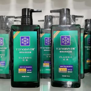 Tingba Zero Degree Mint Refreshing Shampoo Silicone-Free 0 Cooling Anti-Dandruff Oil Control 750ML Shampoo