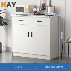 Kitchen Cabinet Dapur Almari Dapur Rak Dapur Modern Door Storage Sideboard Kitchen Rack Kabinet Dapur Pantry Cabinet Murah Storage Sideboard