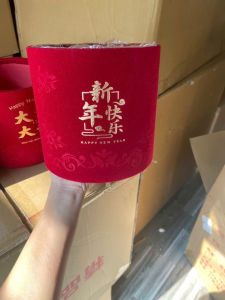 Trụ nhung cắm hoa bình trụ cắm hoa đào đông đỏ combo 2 bình trụ cắm hoa màu đỏ