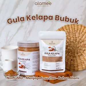ALAMEE Gula Kelapa Organik Coconut Sugar Premium Asli Bubuk Powder Natural Pure Organic