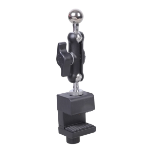 360 Degree Rotating Metal Clamp Base With Double 1/4 Screw Mounts For Photography Tablet Holders Camera Tripod Lights