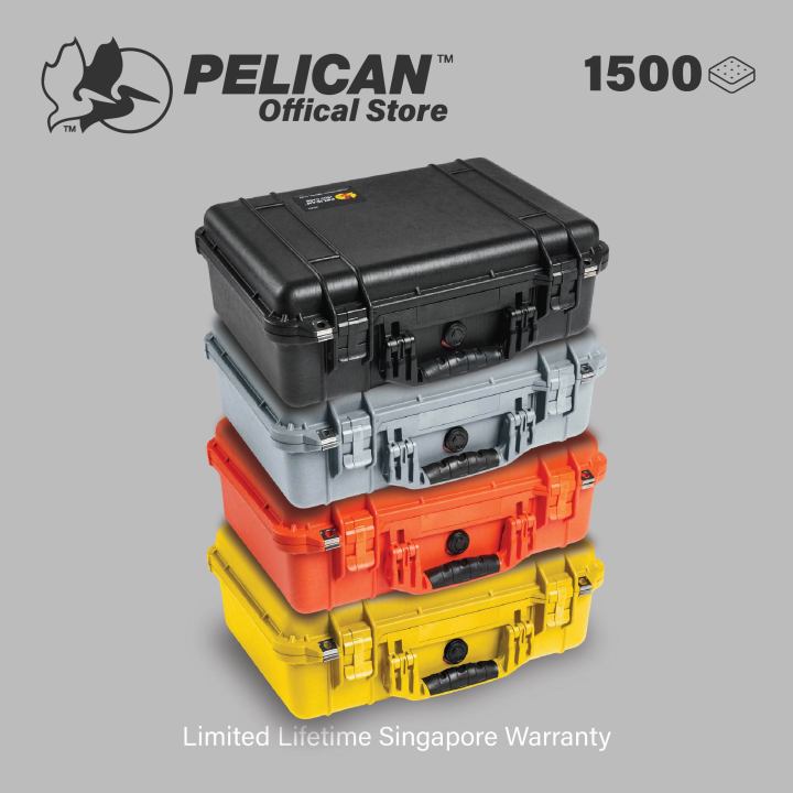 PELICAN - 1500 PROTECTOR CASE W/FOAM (Pick N Pluck™ foam) LIMITED LIFETIME WARRANTY