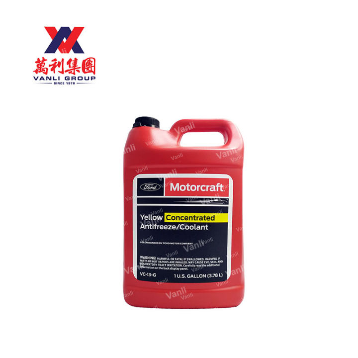 Ford Motorcraft Genuine Yellow Concentrated Antifreeze / Coolant - 1 ...