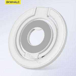 BKWHALE Double sided magnetic bracket Metal Ring buckle Portable phone holder Multi fold stand