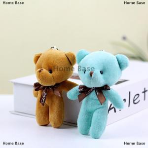 [COD] Home Base Bear Plush Toys Mini Teddy Bear Dolls Toy Bear Pendant costume creative Pendant Party Wedding Keychain Bag Pendant Teddy Doll