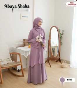 ABAYA TERBARU LEBARAN 2025 Shaba abaya ceruty babydol aksesoris payet dobel variasi tangan Gamis2025