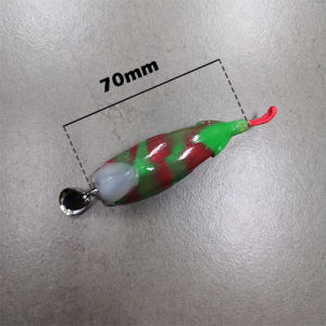 Seahawk Colorful Soft Fishing Lure with Spinner Blade Topwater Frog Bait