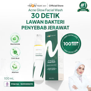 HNH Skincare - Facial Wash Acne - Sabun Cuci Muka Gentle untuk Kulit Berminyak & Berjerawat