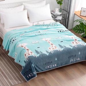 ์NEW ผ้าห่มนาโน6ฟุต พร้อมส่งในไทย ลายการ์ตูน 180 x 200 ซม.ผ้าห่มนุ่มๆ6ฟุต รุ่นเย็บขอบ