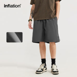 INFLATION brand Mens Youth Fashion Big Back Bag Outdoor Shorts 2024 Spring Summer New Product Trendy Brand Outdoor Casual Shorts 5-point Middle Pants