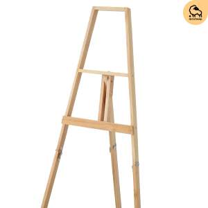 Dotsheep ขาตั้งป้ายกระจก ขาตั้งรูปงานแต่ง  ที่วางป้ายกระจก ที่วางป้ายงานแต่ง  ขาตั้งไม้ยางพารา (312)