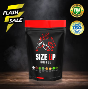 SIZE UP COFFEE Original (Stevia Malunggay Tongkat Ali Ginseng Barley grass Sprulina) Boosts energy and improve stamina) 5 or 10 SACHETS PER POUCH