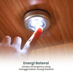 TERMURAH GROSIR Stik N Klik Lampu Emergency Tempel LED Stick and Click Touch Lamp AAA Darurat Light SH B32