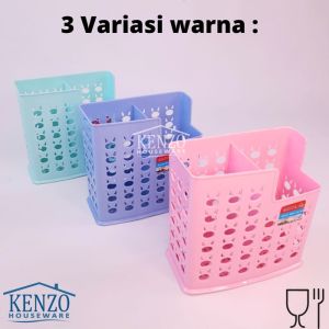 Tempat Wadah Sendok Garpu Rak Sendok Plastik Kuat Awet Murah Alexish