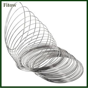 Fitow 100PCS Set Loops Stainless Steel Memory Wire Bracelet Bangle Jewelry Crafts Making