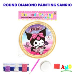 Diamond Painting Kit Sanrio My Melody Kuromi Cinnamoroll Mainan Anak Diamond Painting karakter /mainan edukasi anak /mainan seni kerajinan anak /mainan murah