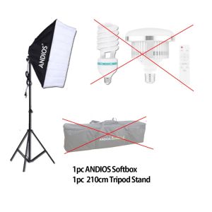 100% ORIGINALANDIOS Studio Lighting Softbox Kit Photography Light Lamp Bulb Umbrella Tripod Soft Live