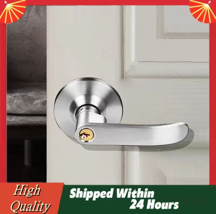 Door lock Lever Type Door Knob Entrance Lock Set Door Lock Main Door ...