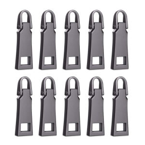 Replacement Metal Zipper Puller Tab for Clothes Jacket Travel Bag Detachable Zipper Head Bag Accessories