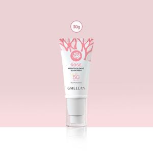 GMEELAN Rose Arbutin Sunscreen SPF50+ PA++++ - Penyegar & Anti-Penuaan untuk Semua Tipe Kulit 30g