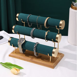 O-KAY Rak Display Tempat Perhiasan Aesthetic Detachable Bracelet Holder Three Tier Racks Jewelry Display Stand Tempat Perhiasan 3 Tingkat