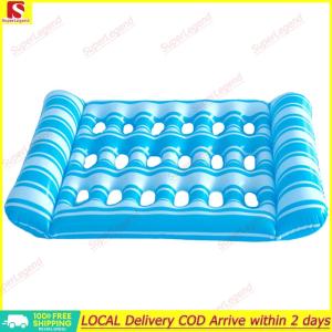 【Big Sale】Pool Floats Hammock Portable Inflatable Water Sleeping Bed Foldable Swimming Pool Air Mattress for Swimming Pool Party【SuperLegend】