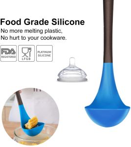 Liflicon Silicone Soup & Porridge Ladle - ChaCha