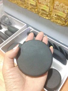 Bộ đá nóng massage 16 viên dùng cho spa (Có hộp)