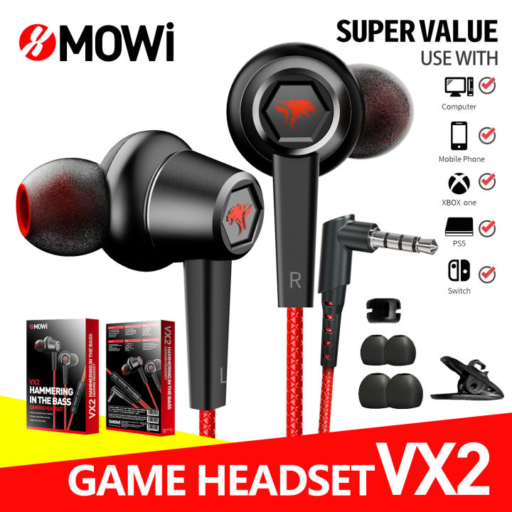 Plextone MOWI VX2 Metal Bass Head Stereo In-Ear Earbud Piston