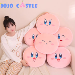 JOJO CASTLE New Kawaii Star Kirby Cartoon Plush Pillows Cute Anime Stuffed Soft Plushie Toy Cushion Home Sofa Decor Kids Girls Birthday Gift