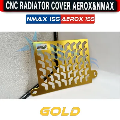 CNC Radiator Cover Aerox 155 &Nmax 155 / Lexi With Bolt Plug And Play