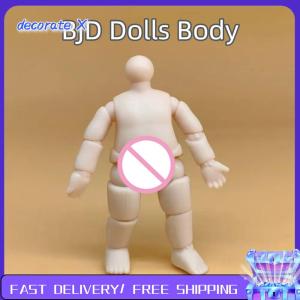 DECORATE X Multiple Joints Figure Dolls 6.3 cm Height PVC Muscle Body Doll  Durable BJD Doll Body for Doll Customized