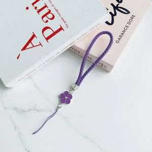 BW-C1308 Gantungan Hp Tali Anyaman Motif Bunga Sparkling Flower Phone Strap Serbaguna / Tali Lanyard