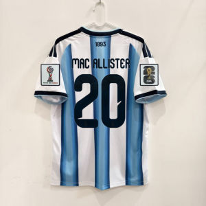 AE World Cup 2026 Argentina home stadium 10 No. MC Di Maria 22 Napolis Lorenzo football jersey