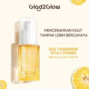 Glad2Glow Jeju Tangerine Vita C Power Bright Glow Serum 17 Ml