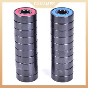 [CANAMEK] 10Pcs set 608 2RS Bearing Deep Groove Steel Sealed Ball Bearings 608RS 608-2RS