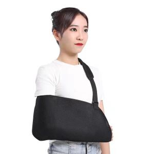 MAXXGYM Fracture Cast Arm Sling Wrist Shoulder Support Immobilizer Elbow Injury Arm Forearm Joint Fracture Arm Sling Support Adjustable Breathable Shoulder Strap Brace Immobilizer Wrist Elbow Forearm Support Brace Strap