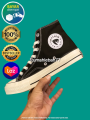 SEPATU VENTELA  BTS 70s HIGH-BLACK NATURAL. 