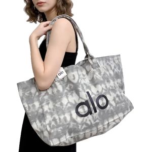 SUCCMING ALO Giống Kendall Túi tote tập yoga dung tích lớn dành cho nữ túi vải canvas cotton nguyên chất dùng đi làm hàng ngày cho mẹ.
