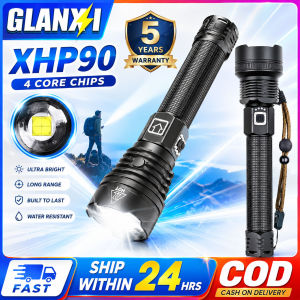 【Hot sale】 new Telescopic Focusing Flashlight LED Rotation Focus L2 chip waterproof Flashlight Outdoor Focusing Torchligh rechargeable flashlight waterproof and strong light XM-L2 LED white light original battery
