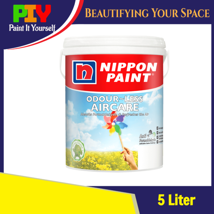 Nippon Paint Odourless Air Care AirCare Interior Wall Paint / Cat Dalam ...