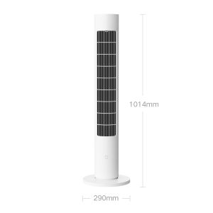Xiaomi Smart Bladeless Tower Fan 2 DC Frequency Conversion Standing Fan Soft Wind Quiet Energy-Saving Mi Home APP Control for Home Office小米塔扇