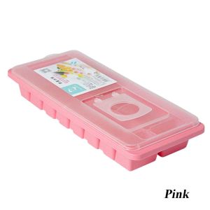 PICKIT 16 Cavity Kitchen Maker Box Drink Jelly Freezer With Lid Cube Mold Ice Tray