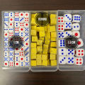 Buah Dadu 1pcs 1biji Putih Merah Biru KUNING Polos Ukuran 1cm 10mm Dice Board Game Uno Play Monopoli Monopoly Tradisional Golo Golf Yamslam Ular Tangga Bunco Qwixx Shut the Box Pass the Pigs Bamboozled Plastik PVC Good Quality Grosir Prakarya Malang. 