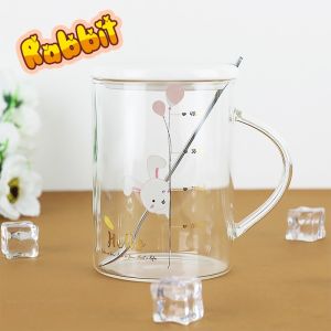 แก้วใส่เหล่าสัตว์ เนื้อแก้วทนความร้อน แก้วกาแฟ แก้วน้ำ