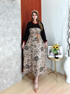 Dress Gamis Lebaran Terbaru Kondangan Gamis Pesta Lamaran Tunangan Kekinian Seragam Bridesmaid 2024